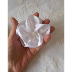 Online Braut Haarklammer Haarschmuck mit Perle weiß 