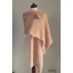 Outlet Braut Stola, Hochzeit, Rosa Sand, Tuch, Braut Umhang! Brautstolen & -Boleros