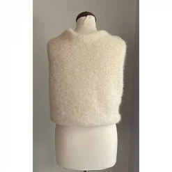 Clearance Braut Stola HOCHZEIT,Creme!BOLERO,Brautkleid,Braut Shal!Alpaka, Seide! Brautstolen & -Boleros