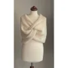 Braut Stola HOCHZEIT,Creme!BOLERO,Brautkleid,Braut Shal!Alpaka, Seide! Brautstolen & -Boleros