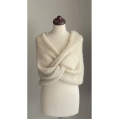 Braut Stola HOCHZEIT,Creme!BOLERO,Brautkleid,Braut Shal!Alpaka, Seide! Brautstolen & -Boleros