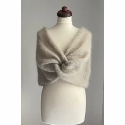 Braut Stola HOCHZEIT,Milchcafe!BOLERO,Braut Stola!Alpaka, Seide! Brautstolen & -Boleros