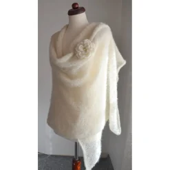Online Braut Stola,Hochzeit,Sahne creme,Tuch,Braut Umhang!Alpaka, Seide! Brautstolen & -Boleros