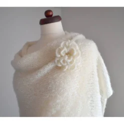 Online Braut Stola,Hochzeit,Sahne creme,Tuch,Braut Umhang!Alpaka, Seide! Brautstolen & -Boleros
