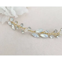 Brautschmuck|Alicias Diary Brauthaarschmuck Haarranke von Alicia's Diary – filigranes Strass Brauthaaraccessoire