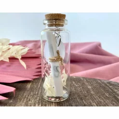 Clearance Brautmutter/ Geschenk / Mutter der Braut/ Mama/ Flaschenpost / Trockenblumen Einladungskarten