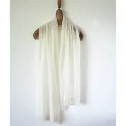 Best Brautschal aus Mohair in ivory, gestrickte Hochzeitsstola, weiches Umschlagtuch, Stola zum Brautkleid Brautstolen & -Boleros