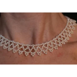 Brautschmuck|Goldschmiede S.K.Pade Brautschmuck,  feines Süßwasserperlencollier