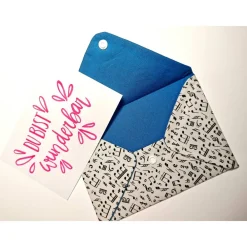 Briefumschlag, Musik, 17,5 cm x 12 cm, Geschenkverpackung, Liebesbrief Geldgeschenke