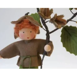 Discount Buchecker Junge - Blumenkind - Jahreszeitentisch - Waldorf Art- Art.Nr. HE28 Herbst
