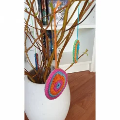 Best Buntes gehäkeltes Wende-Osterei Ostereier