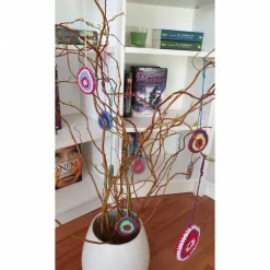 Best Buntes gehäkeltes Wende-Osterei Ostereier