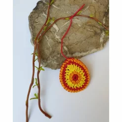 Buntes gehäkeltes Wende-Osterei Ostereier