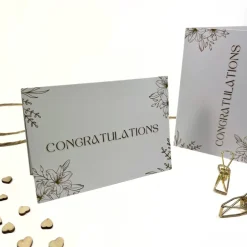 Discount B-Ware Faltkarte CONGRATULATIONS zum Abschluss zu Prüfungen Doppelkarte Geburtstag verschiedene Anlässe Glückwunschkarten