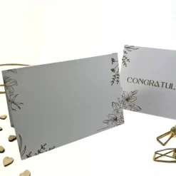 Discount B-Ware Faltkarte CONGRATULATIONS zum Abschluss zu Prüfungen Doppelkarte Geburtstag verschiedene Anlässe Glückwunschkarten
