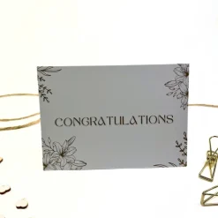 Discount B-Ware Faltkarte CONGRATULATIONS zum Abschluss zu Prüfungen Doppelkarte Geburtstag verschiedene Anlässe Glückwunschkarten