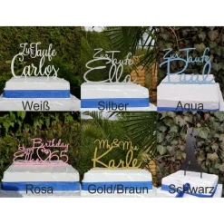 Dekoration|logo-cut Cake Topper Kommunion Fisch V2