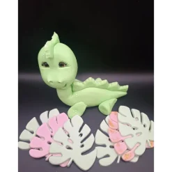 Best Caketopper, Fondant Figuren, Dinosaurier Tortendeko Tortendekoration