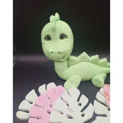 Best Caketopper, Fondant Figuren, Dinosaurier Tortendeko Tortendekoration