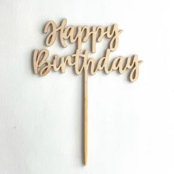 Tortendekoration|Werkstatt am See Caketopper "Happy Birthday"
