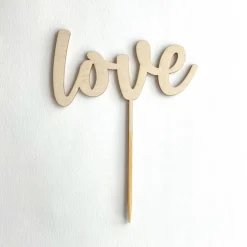 Tortendekoration|Werkstatt am See Caketopper "love"