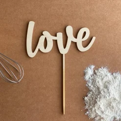 Tortendekoration|Werkstatt am See Caketopper "love"