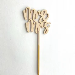 Tortendekoration|Werkstatt am See Caketopper "Mr&Mrs"