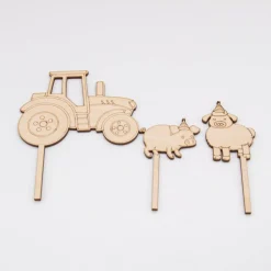 Outlet Caketopper Traktor –  Kuchenaufsatz für Geburtstage & Babypartys Tortendekoration