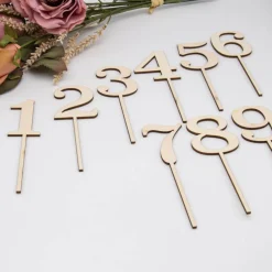 Outlet Caketopper Zahl–  Kuchenaufsatz für Geburtstage Tortendekoration