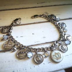 Clearance Charivari aus Edelstahl, Dirnd- Schmuck,Trachten, Hochzeit, Krone Trachtenschmuck