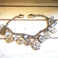 Charivari aus Edelstahl, Dirnd- Schmuck,Trachten, Hochzeit, Schmetterlinge Trachtenschmuck