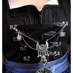 Trachtenschmuck|Tinas Schmucktruhe Charivari Kette fürs Dirndl,  Dirnd- Schmuck,  schwarz