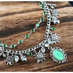 Trachtenschmuck|Tinas Schmucktruhe Charivari Kette fürs Dirndl,  Dirnd- Schmuck, Accessoire, Fest ,Trachten, Hochzeit, weiß