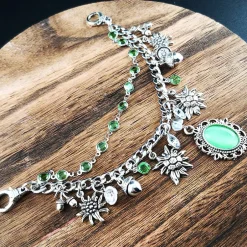 Trachtenschmuck|Tinas Schmucktruhe Charivari Kette fürs Dirndl,  Dirnd- Schmuck, Accessoire, Fest ,Trachten, Hochzeit, weiß