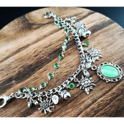 Trachtenschmuck|Tinas Schmucktruhe Charivari Kette fürs Dirndl,  Dirnd- Schmuck, Accessoire, Fest ,Trachten, Hochzeit, weiß