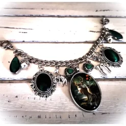 Trachtenschmuck|Tinas Schmucktruhe Charivari Kette fürs Dirndl,  Dirnd- Schmuck, Accessoire, Fest ,Trachten, Hochzeit, grün