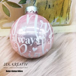 Discount Christbaumkugel, Weihnachtskugel, Tannenbaumschmuck, Echtglas Kugel, Weihnachtsbaumkugel,personalisierte Christbaumkugel Baumschmuck Personalisierbar