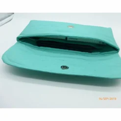 Discount Clutch Peppermint aus Wildseide Unikat Brauttaschen