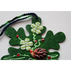 Sale Collage BLUMENIGELCHEN kleines Wandbild Wanddeko Herbstdeko Schneeflocke Wandbild Wandhänger Türdeko Anhänger Herbst