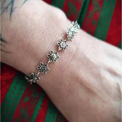 Best Collier, Kette, Armband, Set, Blumen Trachtenschmuck