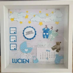 Clearance 3D Bilderrahmen als Geldgeschenk zur Geburt, Stampin up Geldgeschenke