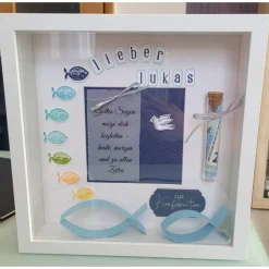 Best 3D Bilderrahmen als Geldgeschenk für Konfirmation/Kommunion/Firmung, Stampin up Geldgeschenke