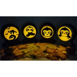 3D Druck | Halloween LED Teelicht Display | Halloween LED Tea Light Display | Herbst | Verschiedene Motive | Different M Deko Halloween