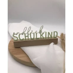 3D Druck „Endlich Schulkind“ – Einschulung Dekoration – Verschiedene Farben Kinder Einschulung