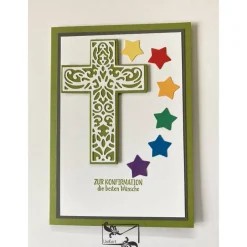 Discount 3D Glückwunschkarte zur Konfirmation Handgefertigt Stampinup NEU Glückwunschkarten