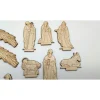 3D Holzkrippe Bausatz aus Balsa-Holz – Lasergeschnittene Weihnachtskrippe DIY zum Selberbauen Weihnachtsdeko