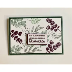 Best Dankeschön Danksagungskarte Freundschaftskarte Vatertag Muttertag Grußkarte Unikat Handarbeit Stampin'up Dankeskarten