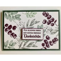 Best Dankeschön Danksagungskarte Freundschaftskarte Vatertag Muttertag Grußkarte Unikat Handarbeit Stampin'up Dankeskarten