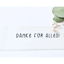 Dankeskarte/ Danke für alles / Flaschenpost Danksagungskarten