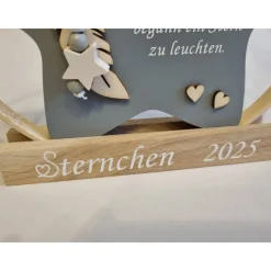 Sale Deko für Sternenkinder | Holzstern für Sternenkind | Erinnerung an verstorbenes Kind | Andenken Fehlgeburt Mutmacher
